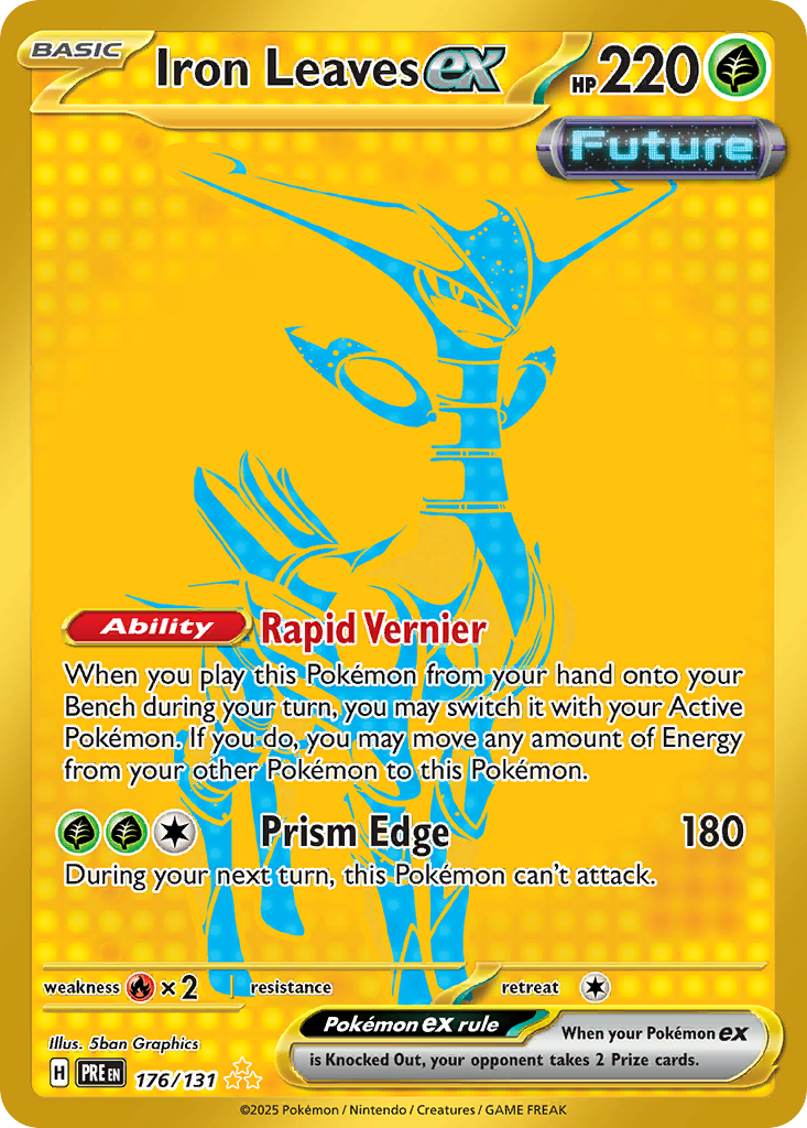 Prismatic Evolutions Iron Leaves ex #176/131